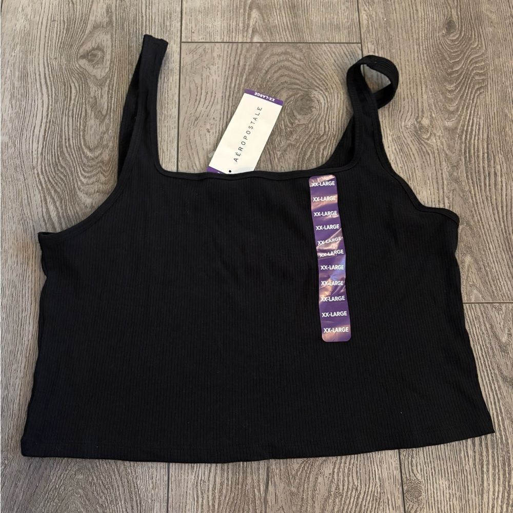 Aeropostale cropped rib tank NWT